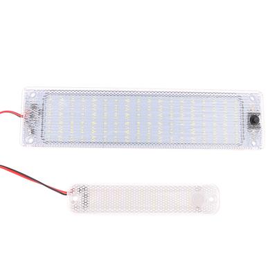 12V-85V 36/108Led Interior Light Bar Strip Light With Switch Led Car Interior Lamp Lighting Camper Bus Motorhome Boat Roof Light