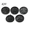 Decorative Yard Stepping Stones Halloween Stone Mold, Reusable Plastic Molds, DIY Cement Garden Landscaping Supplies Path Maker Mold for Patio Lawn &