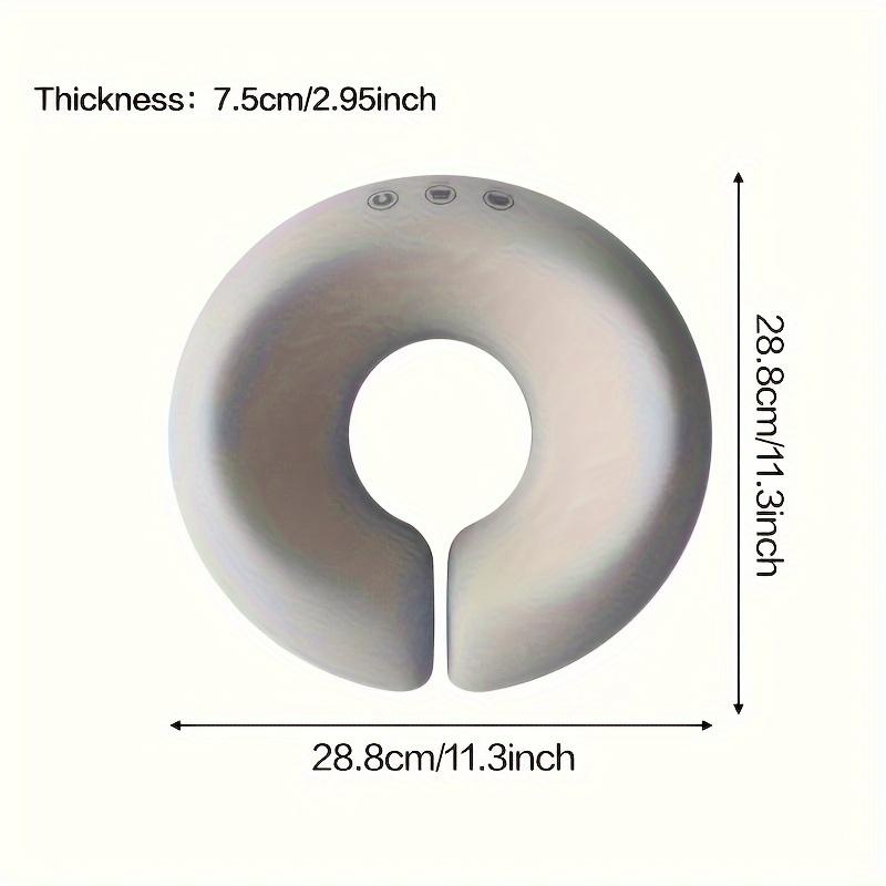 [Reversible Massage Pillow] 1pc Reversible U-Shaped Massage Pillow | Heavy-Duty Soft Face/Prone Cushion for Spa, Facial,Salon/Bed Use | Zippered Cover