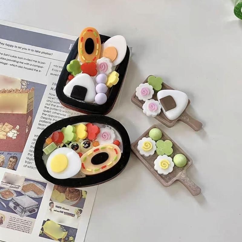 Silicone Lunch Box Molds Bento Box Accessories Resin Molds Food Fruit Epoxy Casting Mold DIY Craft Crafting Game Molds