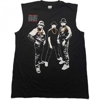 Run DMC Unisex-Erwachsene Gold Chains Photograph Tank Top