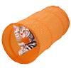 Foldable Cat Dot Tent Long Tunnel Bed Toy Interactive Playing Toys Hide Tunnel (Orange)