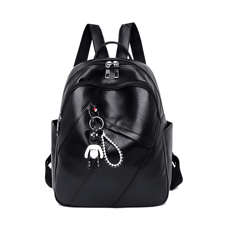 

Women s 2024 Korean Style Versatile Soft Leather Backpack - Single Shoulder & Crossbody Fashion
