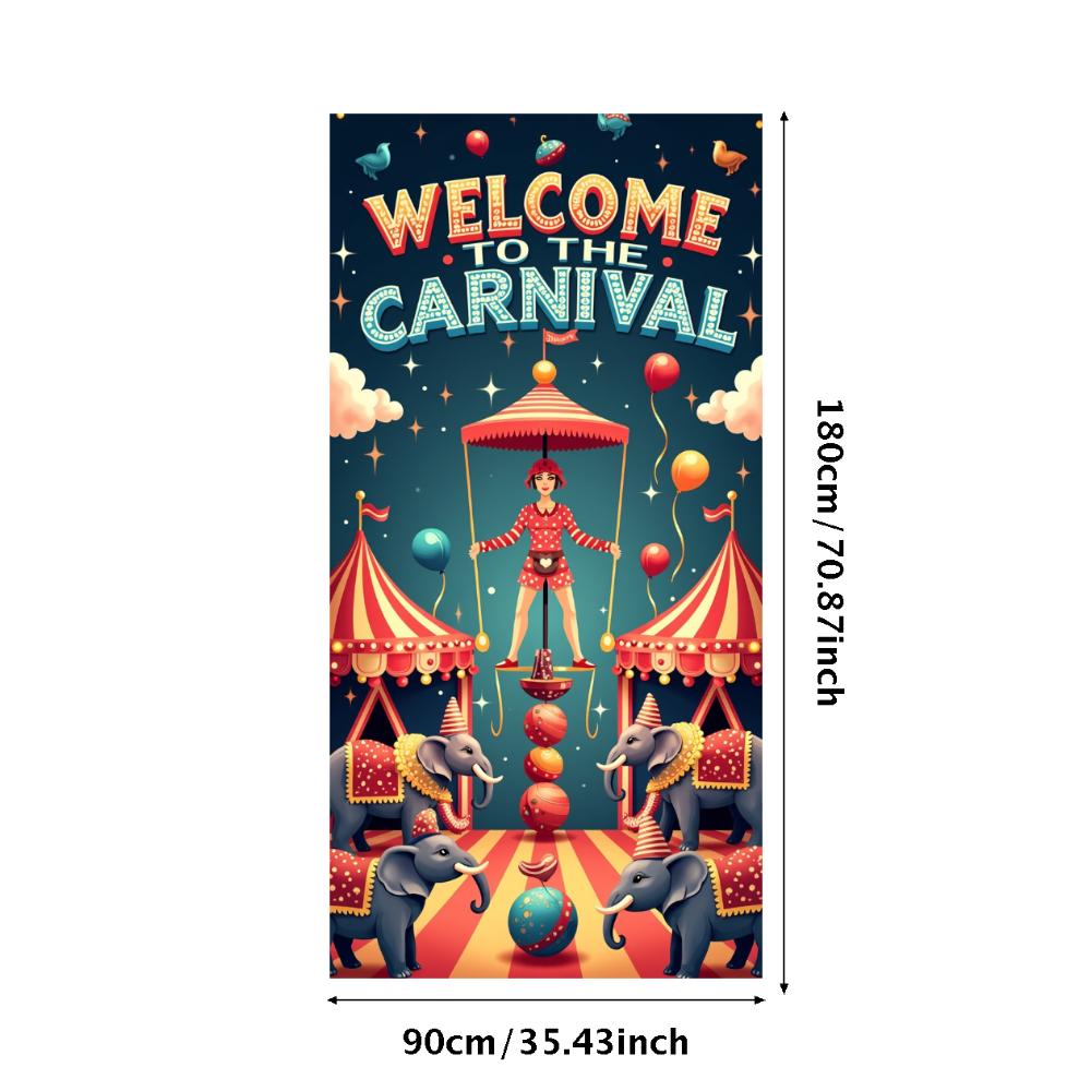 Event Backdrop Large Carnival Banner Decor Reusable Welcome Backdrop For School Event Festival Decor Birthday