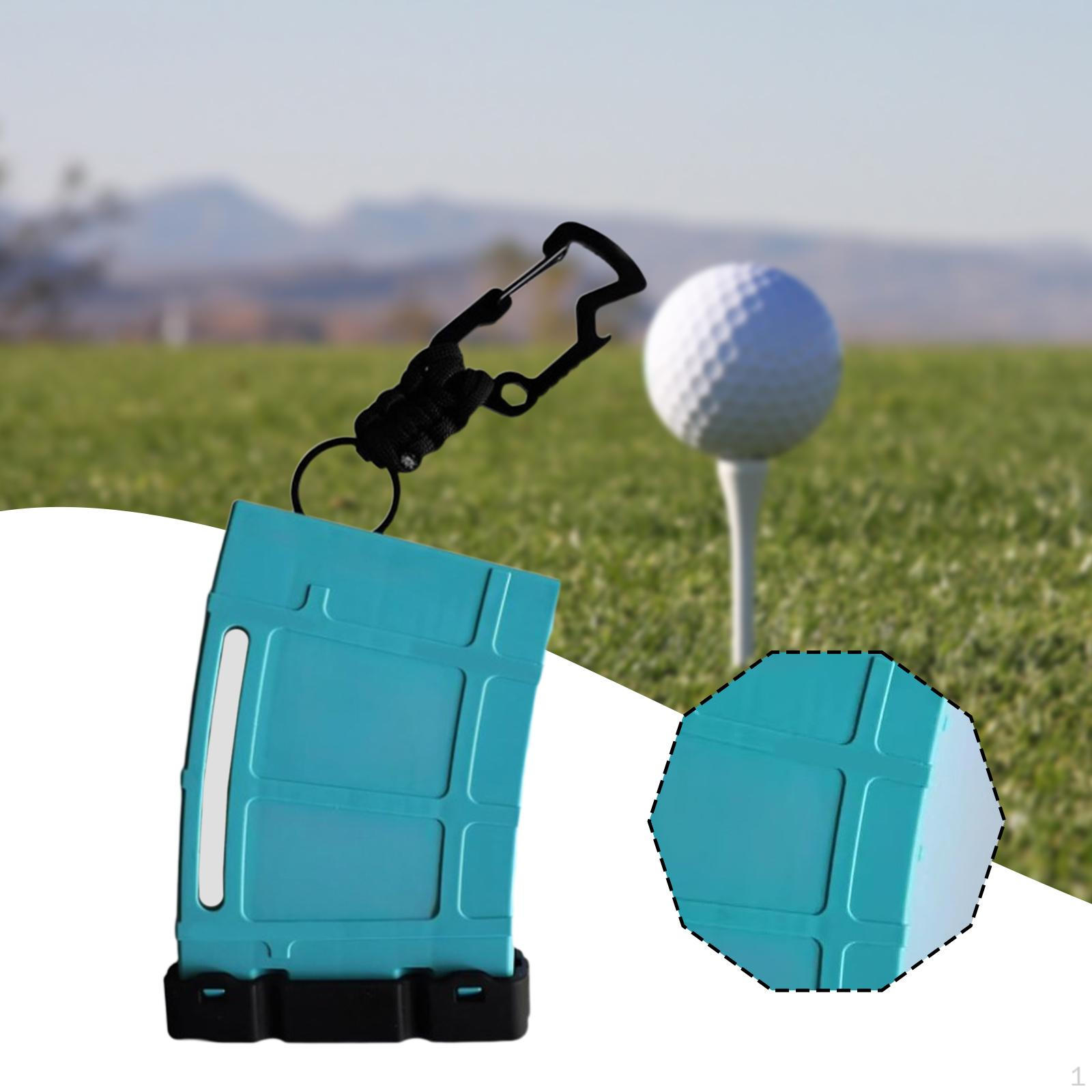 

Golf Tee Holder Accessory Compact Portable Carrier Small Pouch for Belt