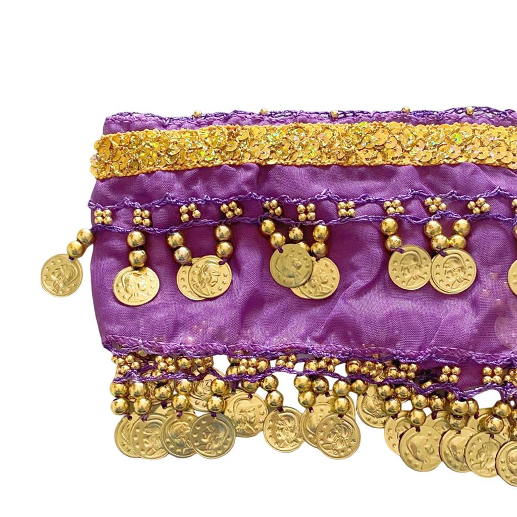 Dog Belly Dance Hip Scarf Pet Dance Skirt Lovely Lightweight Cosplay Decoration Funny Dress Up Sequin Waistband for Christmas