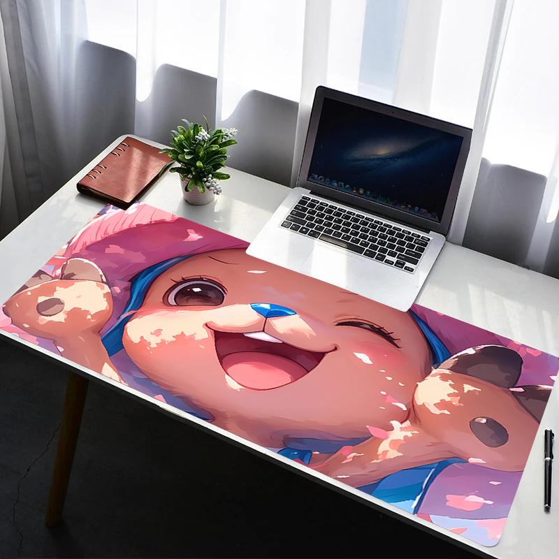 Mouse Pad Computer Gamer PC Accessories Mousepad One Piece Tony Tony Chopper Rubber Non Slip Desk Mat Laptop Gamer Keyboard Pad