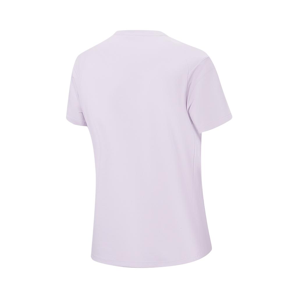 Li-Ning Ice Comfort Round Neck Logo Short Sleeve T-Shirt Women tops ATSW174-4