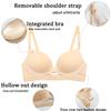 Smooth Seamless Small Chest Gather Underwear For Women Comfortable Upper Support Anti Shock Closed Bra Hollow Bra