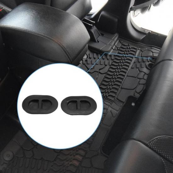 Pack of 4 for Jeep Wrangler JK JL 2014- Rubber Oval Plugs Pan Drain Plugs