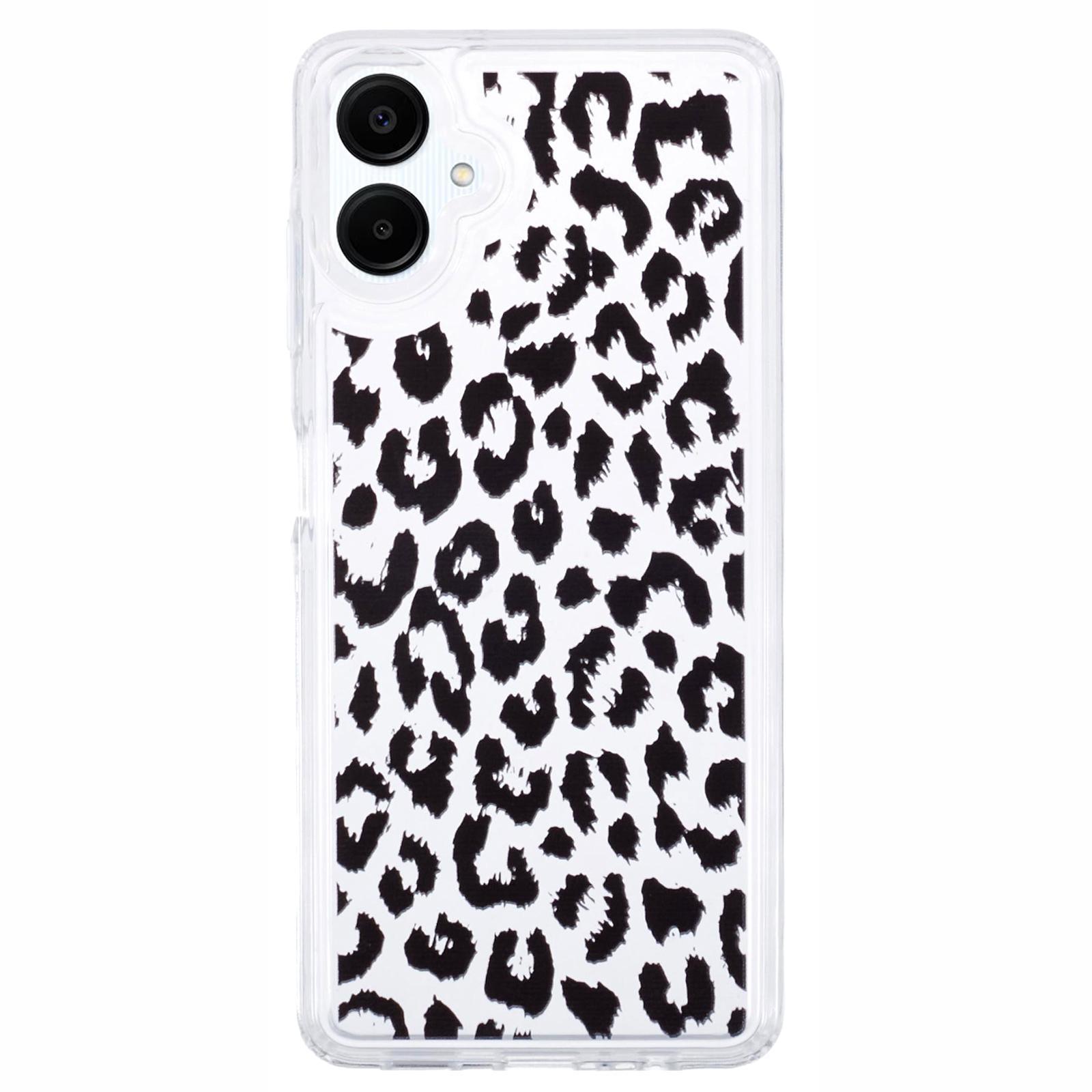 

For Samsung Galaxy A06 4G TPU Case Pattern Printing Shockproof Airbag Phone Cover Small Leopard