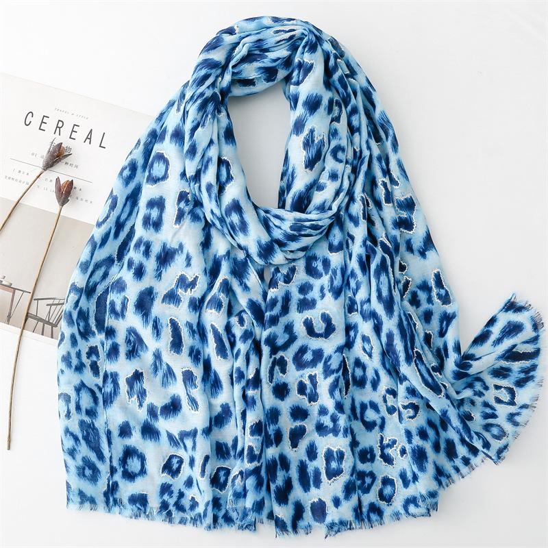 2024 Fashion Women Floral Fringe Viscose Shawl Scarf Print Soft Lady High Quality Pashmina Stole Muslim Hijab 180*90Cm