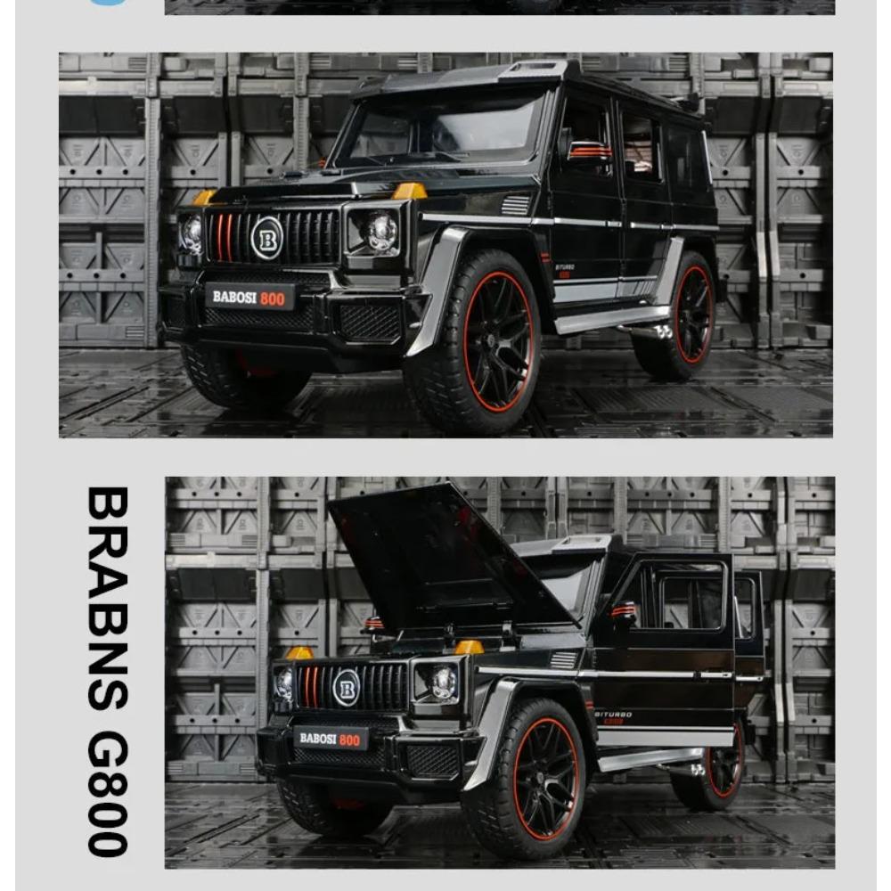 1/18 Mercedes Benz G800 Ordinary Version Without Spray Alloy SUV Diecast Model Collection Ornament Fine Birthday Gift for Friend