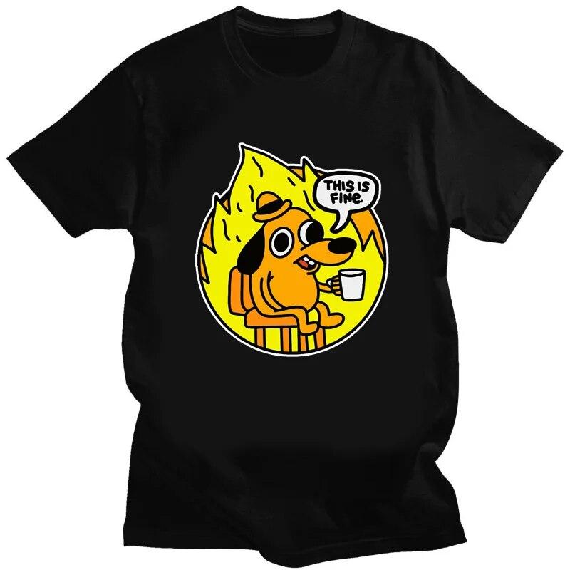 Tričko Kawaii To je v pořádku Věci budou v pořádku Meme Creative Tričko Dárek pro přátele Harajuku Unisex Dámské Tričko Unisex oblečení