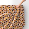 Royal Samt Stoff Polyester Zum Nähen - Motiv Herbstblätter 2