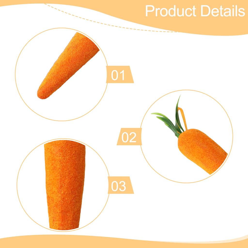 Decorating Living Rooms Artificial Carrot Bring Happiness To Your Children Dimensions Feature Made Of High Quality Easter Carrot