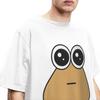 Herren Damen Hungy Pou UWU Mein Haustier Alien T-Shirt Accessoires Vintage Reine Baumwolle Anime Spiel The Maw T-Shirts T-Shirt Kleidung Erwachsene