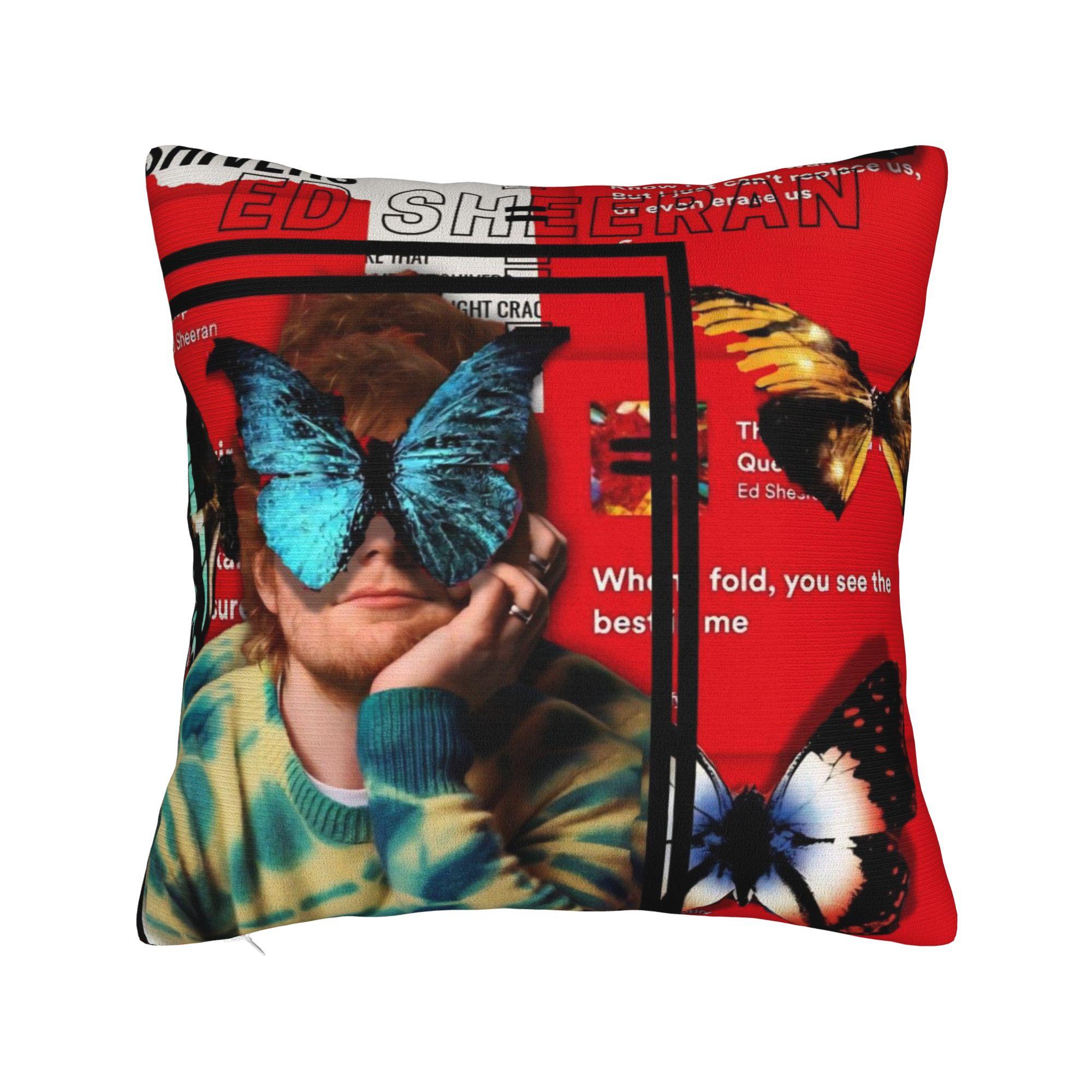 

Decorative Pillow Covers Ed Sheeran Loop Tour 2026 Merch Living Room Pillow Case Cover Square Multiple Sizes 12x12Inch