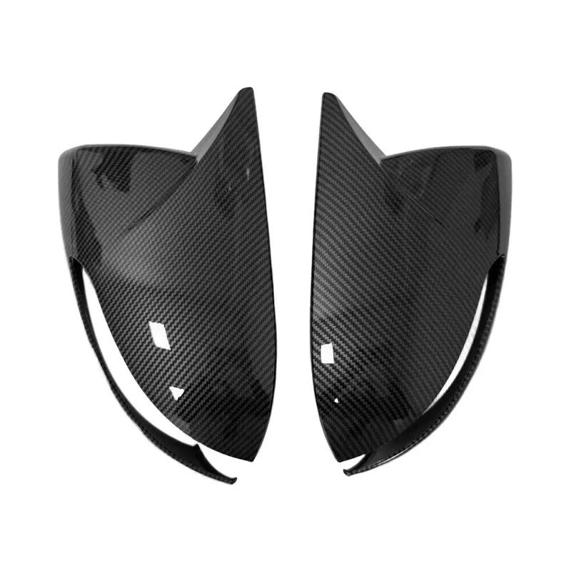 For Kia Sportage KX5 2011 2012 2013 2014 2015 ABS Car Rearview Side Mirror Cover Wing Cap Exterior Door Trim Adhesive Sticker