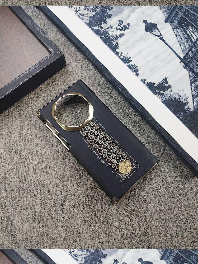 

For Huawei Mate XT XTs X7 X6 High-end Vagan Leather Case Magnetic Wireless Charging Hinge Protection Lens Protection Cover Huawei Mate XT Ultimate