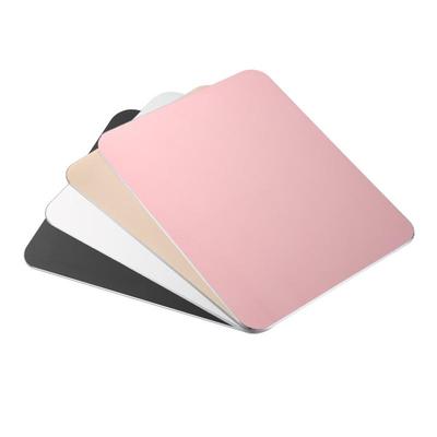 Customizable Aluminum Alloy Mouse Pad - Durable, Stylish Metal Finish, Ideal for Office Gifts, and Personalized Logo Printing.