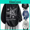 Long Fleece Womens Oversized Sweatshirts Sleeve Sweaters Pullover Fall Outfits