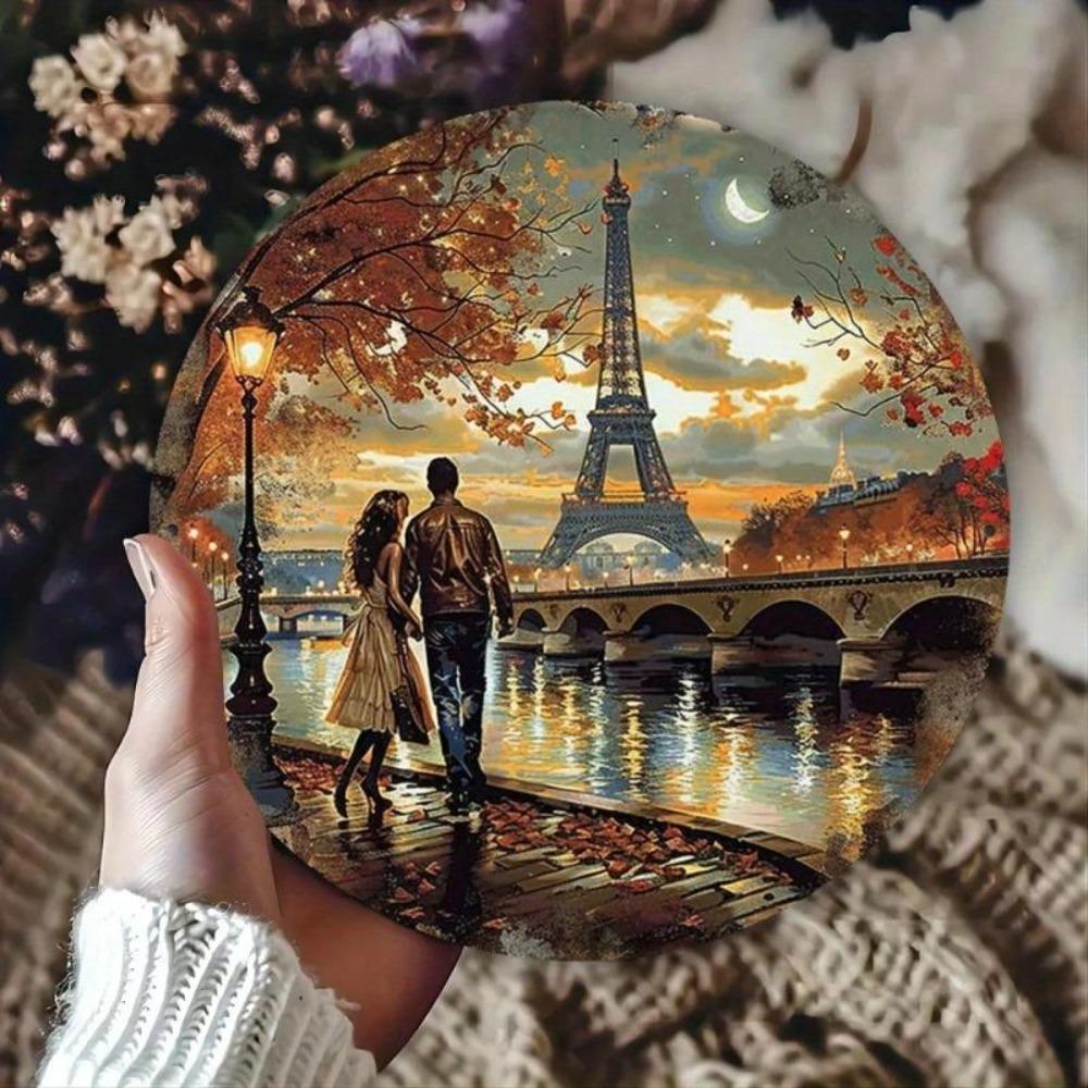 Vintage Paris Love Metal Tin Sign Wall Decor For Home Bar Cafe