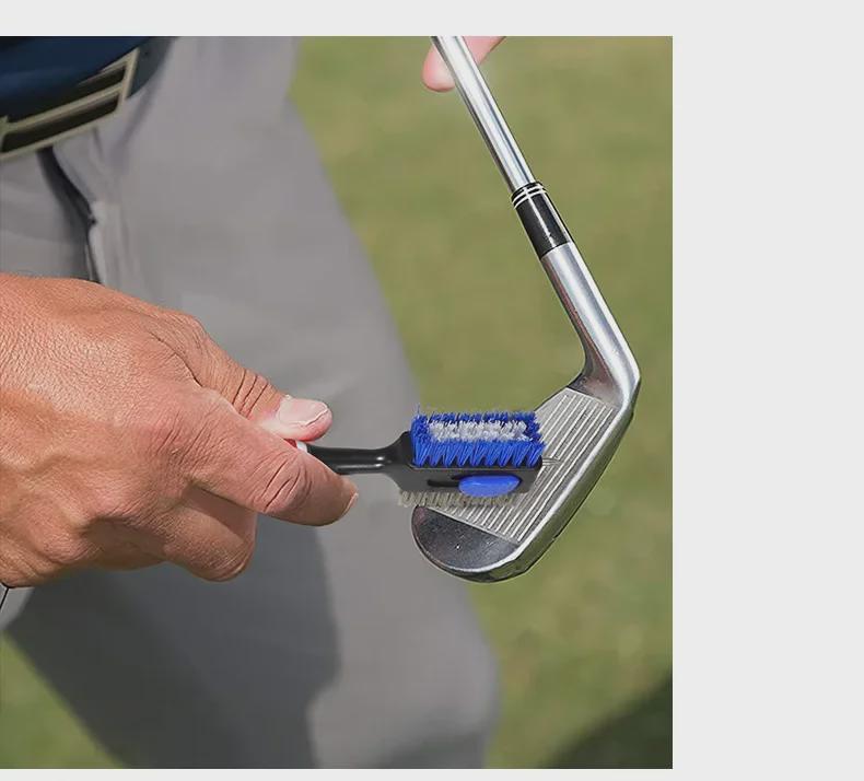 Double-Sided Nylon & Steel Golf Club Cleaning Brush