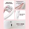 New Professional EMS Dual-Roller Facial Massager - Microcurrent Neck Firming Device with V-Lift Technology for Home Beauty Care