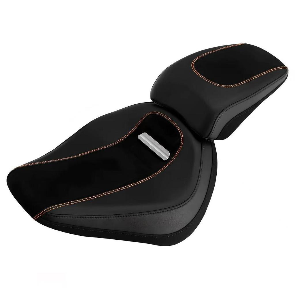 Harley Softail Breakout 18-23 Double Leather Seat for Driver & Passenger