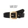 Simple and Versatile Belt, Women's Fashion Trendy and High-end Women's Belt, Decorative Jeans Belt