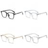 Tr90 Square Glasses Frame With Blue Light Blocking For Stylish Office Wear