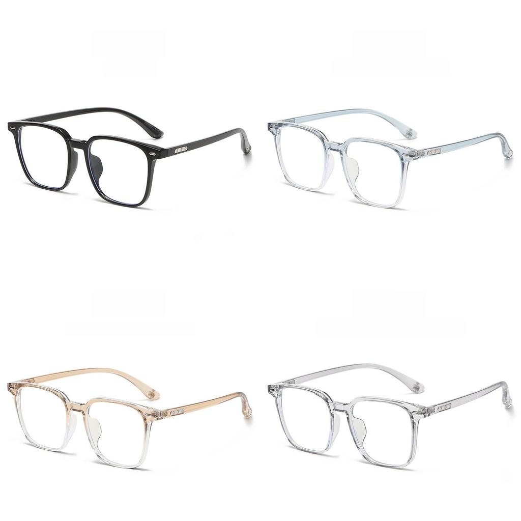 Tr90 Square Glasses Frame With Blue Light Blocking For Stylish Office Wear