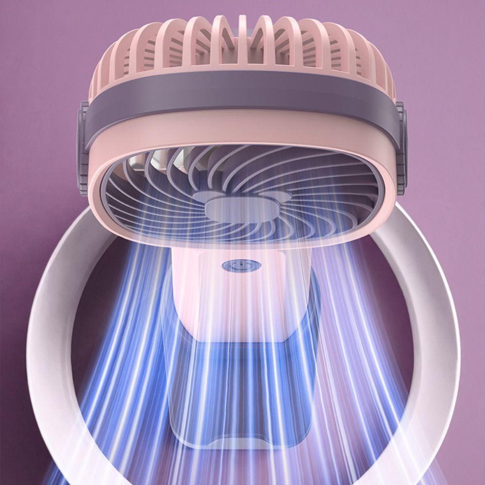 USB Rechargeable Pocket Fan Handheld Desk On Fan New Small Fan  Outdoor Summer