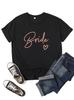 Hen Party Bachelorette Party White Grey Girl Wedding Female Tops Tees Women Team Bride Bride Squad T-shirts Aesthetic Clothes