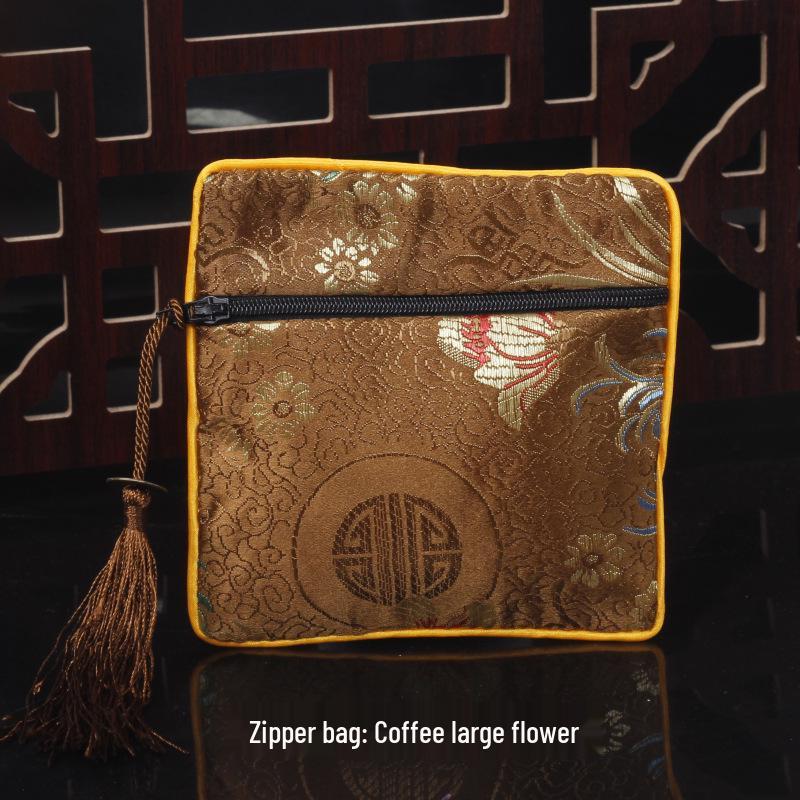 Chinese Osmanthus Embroidered Silk Brocade Sachet - Ethnic Style