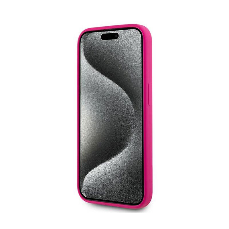 Karl Lagerfeld Silicone Choupette Head Magsafe - Etui Iphone 15 Pro (Różowy)