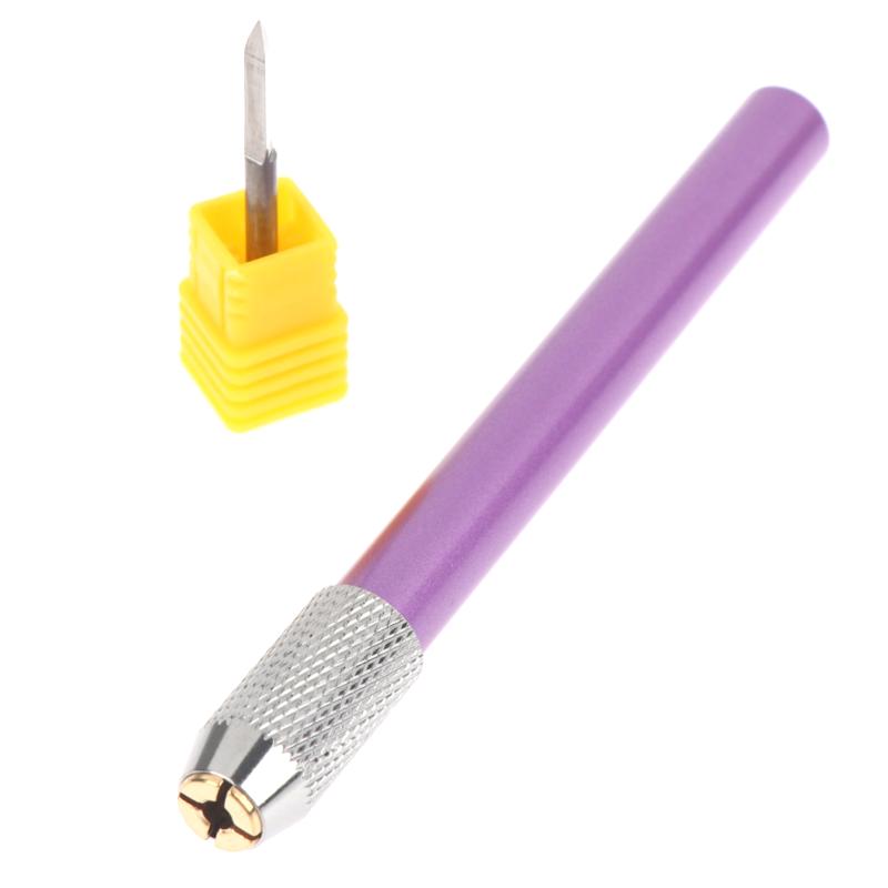Metal Triangular Curved Engraving Knife For Model Making Metal Scraper Tool Model C-Surface Line Carving Line