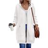 Women's Casual Loose Fit Long Sleeve Zipper Hoodie Jacket Fashion Outerwear