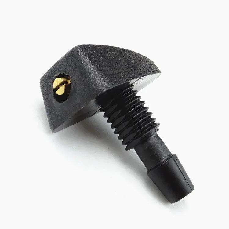 2 Stück Auto Justierung Auto Frontscheibenwischer Düse Jet Sprüher Kits Sprinkler Wasser Fächerdüse Abdeckung Waschdüsenauslass Universal