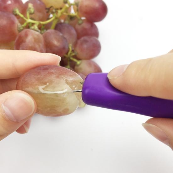 Grape Peeler Slicer Cherry Vegetable Cutter Fruit Peeling Kitchen Gadget Tool
