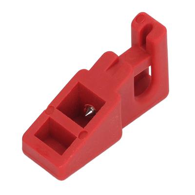 Single Pole Circuit Breaker Lockout Red Appearance High Reliability Breaker Lockout Device for Industrial