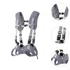 Front Backpack Dog Chest Carrier in Breathable Polyester with Adjustable Strap And