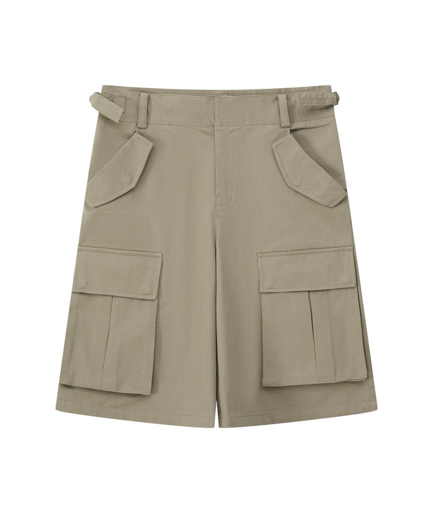 Soleubelum Skirted Cargo Shorts (Sand)