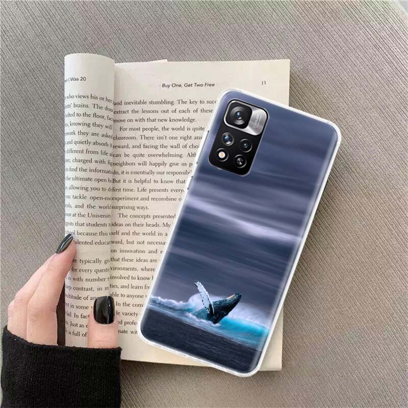 Whale Sea Giant Phone Case For Xiaomi Poco F7 14 Ultra Mi 15 10 11 Lite X7 X6 X5 X3 M5S M6 10T 11T F6 F5 Pro F4 GT Cover