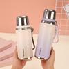 600ml/800ml Vacuum Insulated Bottle Portable 316 Stainless Steel Water Bottle Gradient Color Outdoor Leak-proof Gift Thermo Cup