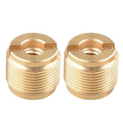 CAMVATE Mic Adapter Brass 2pcs 14-20 To 5/8-27
