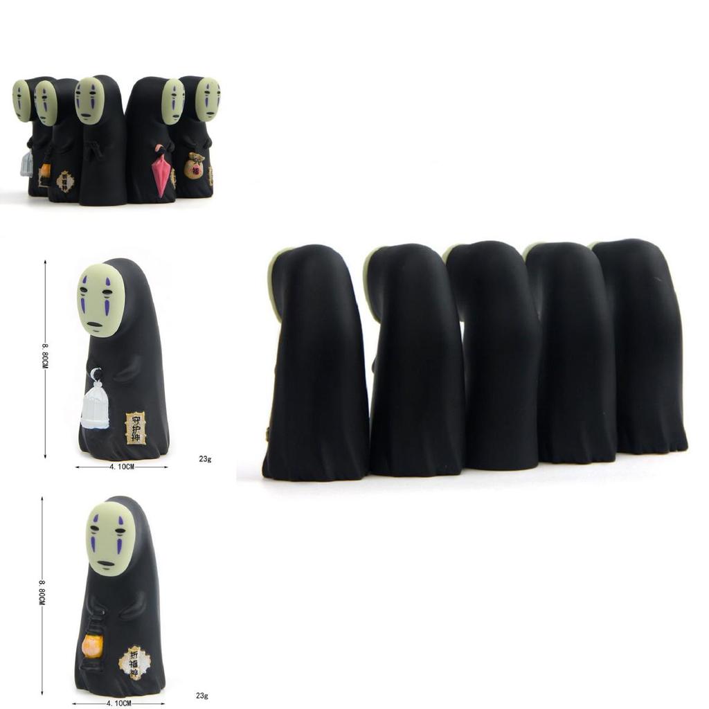 Anime Chihiro Spirited Away Cake Decoration No Face Faceless Man Action Figures With Premium Quality Resin