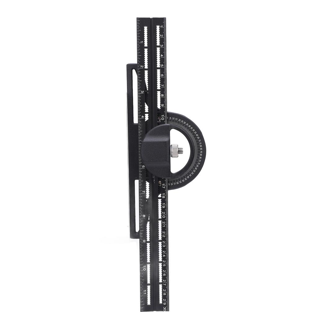 Combination Angle Ruler Multi Function Movable Woodworking Horizontal Universal Vernier Bevel Protra