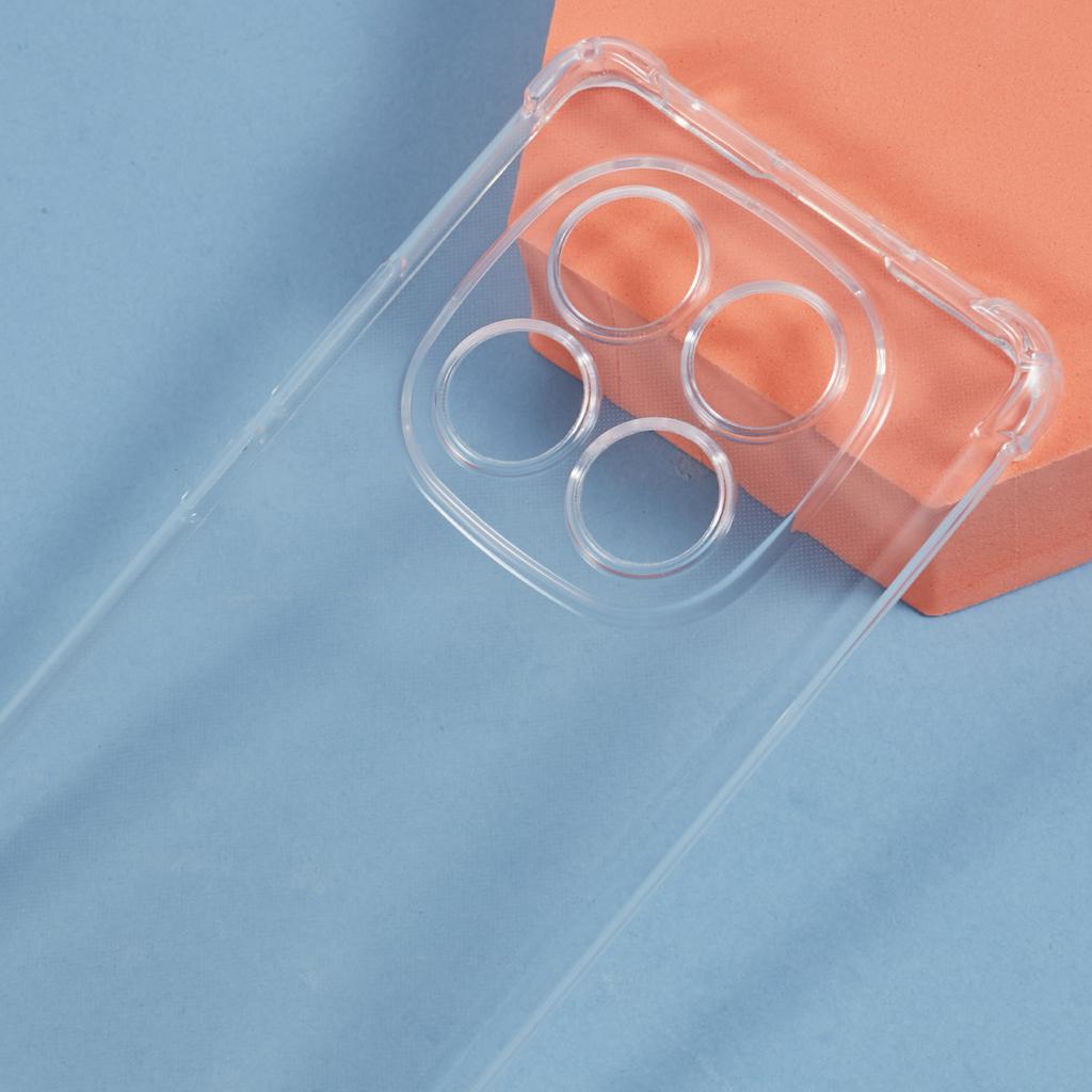 For Xiaomi Redmi Note 14 Pro 5G/Poco X7 5G Case Reinforced Corner TPU Clear Phone Cover with Lanyard
